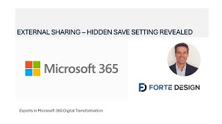 SharePoint External Sharing quotHiddenquot Save [upl. by Gent947]