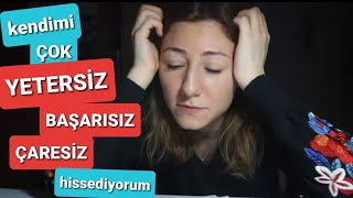 kendimi çok yetersiz hissediyorum   ders çalışma günlükleri 1 [upl. by Humble]