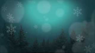 Winter Christmas Scene Moving Background  Christmas Loop [upl. by Adrahc421]