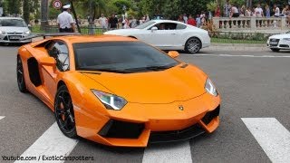 Timatis Lamborghini Aventador w DMC Spoiler  Driving in Monaco  1080p HD [upl. by Burack510]