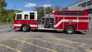 Engine 46 responding  Guilderland NY [upl. by Lauhsoj]