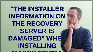 4 Ways to Fix The Recovery Server Could Not Be Contacted on Macbook Reinstall macOS Not Working [upl. by Ereveniug318]