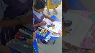 A glimpse of students enthusiastically participating in the National Art Colouring Competitions [upl. by Frere]