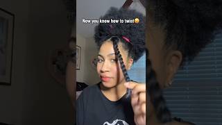 How to do twists afro afrohair curly [upl. by Selwyn]