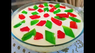 Fruit Trifle  Creamy Dessert  Fruit Trifle Custard Recipe [upl. by Allyce475]