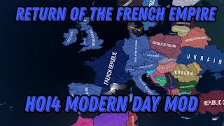 Bringing Back The French Empire  HOI4 Modern Day mod Timelapse [upl. by Drofla]