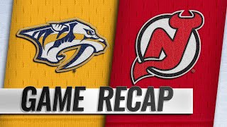 Turris powers Predators to 43 overtime victory [upl. by Ahsuatal923]