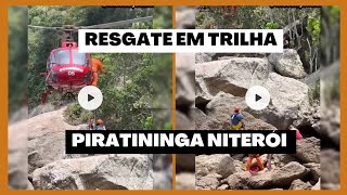 Resgate dos Bombeiros na Trilha Zé Mondrongo em Piratininga [upl. by Adaurd932]