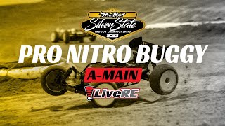 Pro Nitro Buggy AMain  2023 Silver State Indoor Championship [upl. by Yarvis523]