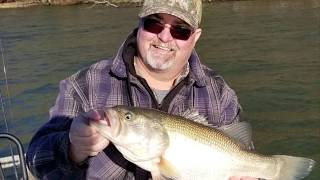 Winter White Bass Woods Reservoir [upl. by Nolyak]