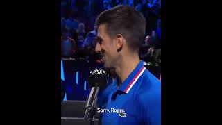 Novak Djokovic emotional and beautiful farewell speech on Roger Federer retirement Laver Cup 2022 [upl. by Sudderth]