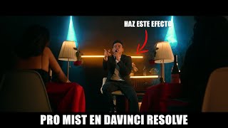 ✅Haz este efecto BLACK PRO MIST con DAVINCI RESOLVE STUDIO [upl. by Novel]