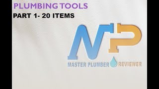 PART 1 PLUMBING TOOLS [upl. by Elehcir]