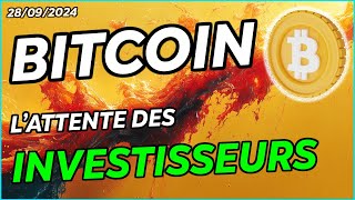 BITCOIN  LATTENTE DS INVESTISSEURS 🔥 INDICATEURS BULLISH 🚀 [upl. by Ariamoy83]