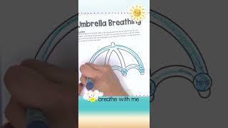 Hand Tracing Breathing Exercise  Summer Umbrella Breathing Exercises for Kids [upl. by Brandie615]