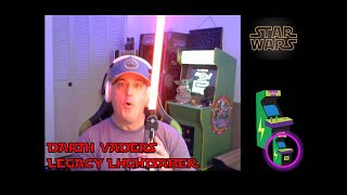 Darth Vader Legacy Lightsaber Review [upl. by Atteroc417]