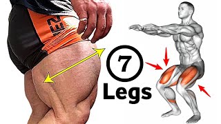 7 Best Legs Exercises You Need for Mass  leg workout [upl. by Furey548]