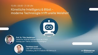 Künstliche Intelligenz amp Bibel – moderne Technologie trifft uralte Weisheit [upl. by Beisel]