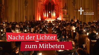 Nacht der Lichter im Paderborner Dom digital  Taizé erleben und beten [upl. by Hiroshi]