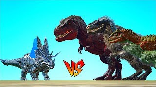 Ark Survival  TEK TRIKE vs CARNOALLOYUTYTREX and more Ep176 [upl. by Dorolisa]