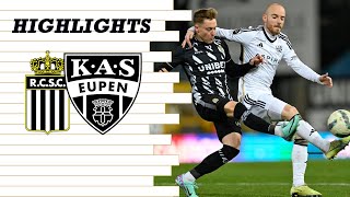 Highlights Matchday 23  Sporting Charleroi vs KAS Eupen [upl. by Arymas902]