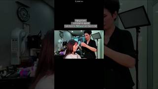 Hair salon ASMR activation of vision and hearing Tonedye tone neatly [upl. by Ylrebme740]