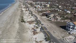 10122018 Mexico Beach to Port St Joe Fl Helicopter video of Hurricane Michael Extreme Aftermath [upl. by Alair]