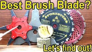 Best Brush Cutter Blade Lets find out Stihl Husqvarna Echo Oregon Renegade amp Forester [upl. by Morey96]