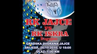 RK JAJCE  RK ISKRA Bugojno [upl. by Rdnaskela]