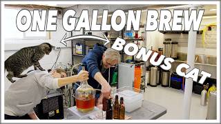 1 Gallon Of Beer Your First All Grain HomeBrew Recipe [upl. by Eelano]