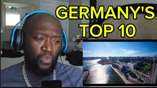 American Reacts To Top 10 Places To Visit In Germany [upl. by Nytsud]