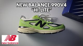 New Balance 990v4 quotHiLitequot  Review [upl. by Kimmel754]