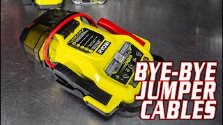 Will it START a 454 RYOBI P7101 18V 1600 Amp Jump Starter Review [upl. by Neeron256]