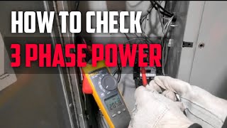 How To Check 3 Phase Power [upl. by Tiossem]