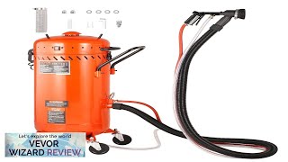 VEVOR 28 Gallon Vacuum Sand Blaster Dustless Sandblaster with Builtin 1200W Vacuum Review [upl. by Leugim485]