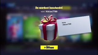 Geschenke in Fortnite bekommen 3 GeschenkeTeil 1Patch 840Fortnite Battle Royale [upl. by Tnarg266]