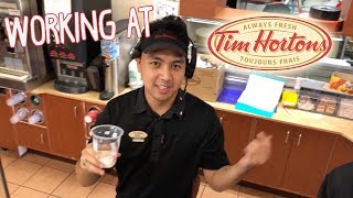 A day in the life of a Tim Hortons employee [upl. by Assiran]