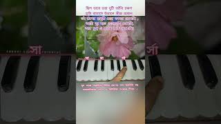 Chilo Bhave ভরা Duti Ankhi 🥰🎹 [upl. by Oinotnaocram]