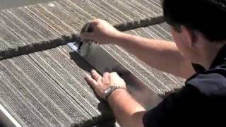 DIY SOLAR LED LIGHTING INSTALL FREE ENERGY TILE ROOF PART 1 [upl. by Ainecey]