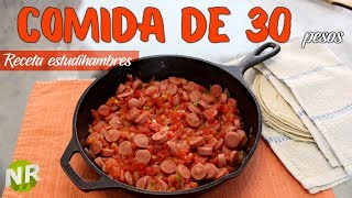 Como Hacer Salchichas Guisadas Comida Para Estudihambres Receta León Guanajuato [upl. by Tol57]