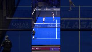 Padel TO THE LIMIT Incredible Fake Smash by Stupaczuk vs Galan Chingotto premierpadel padelvideos [upl. by Mollie]