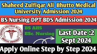 BSN and post RN Admissions in Shaheed Zulfiqar Ali bhutto Medical University Islamabad 2024 szabmu [upl. by Ferretti]