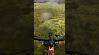 Cycling down the ski slope mtb shorts downhill [upl. by Atyekram]