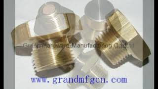 Brass Breather Vent Plug for Gear unitspeed reduer and gear boxes wwwgrandmfgcom [upl. by Analah382]