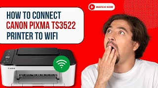 How to Connect Canon Pixma TS3522 Printer to WiFi  Printer Tales [upl. by Mirabelle]