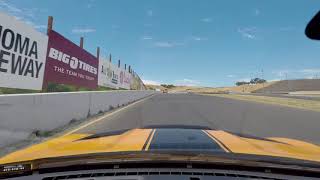 Lapping Sonoma Raceway in a 585HP Mustang GT4 [upl. by Tucky]