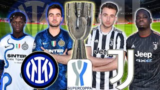 Inter VS Juventus  COME FINIRÀ Supercoppa FOOTBALL CHALLENGE [upl. by Ylloj]