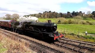 4079 Pendennis castle at Arley 15423 SVR steam gala [upl. by Busby]