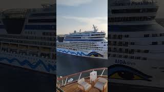 Luxury cruise ship 🚢⚓ Aida Diva  warnemünde Germany [upl. by Slater]