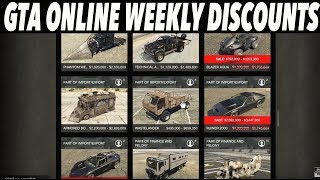 GTA Online Weekly Discounts Legendary Warstock amp MORE [upl. by Scrivings]